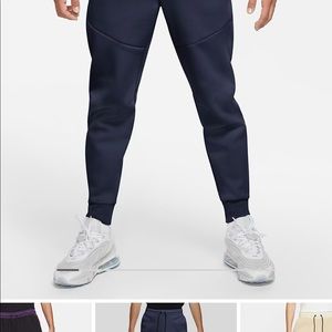 Nike Navy Sportswear Tech Fleece Joggers